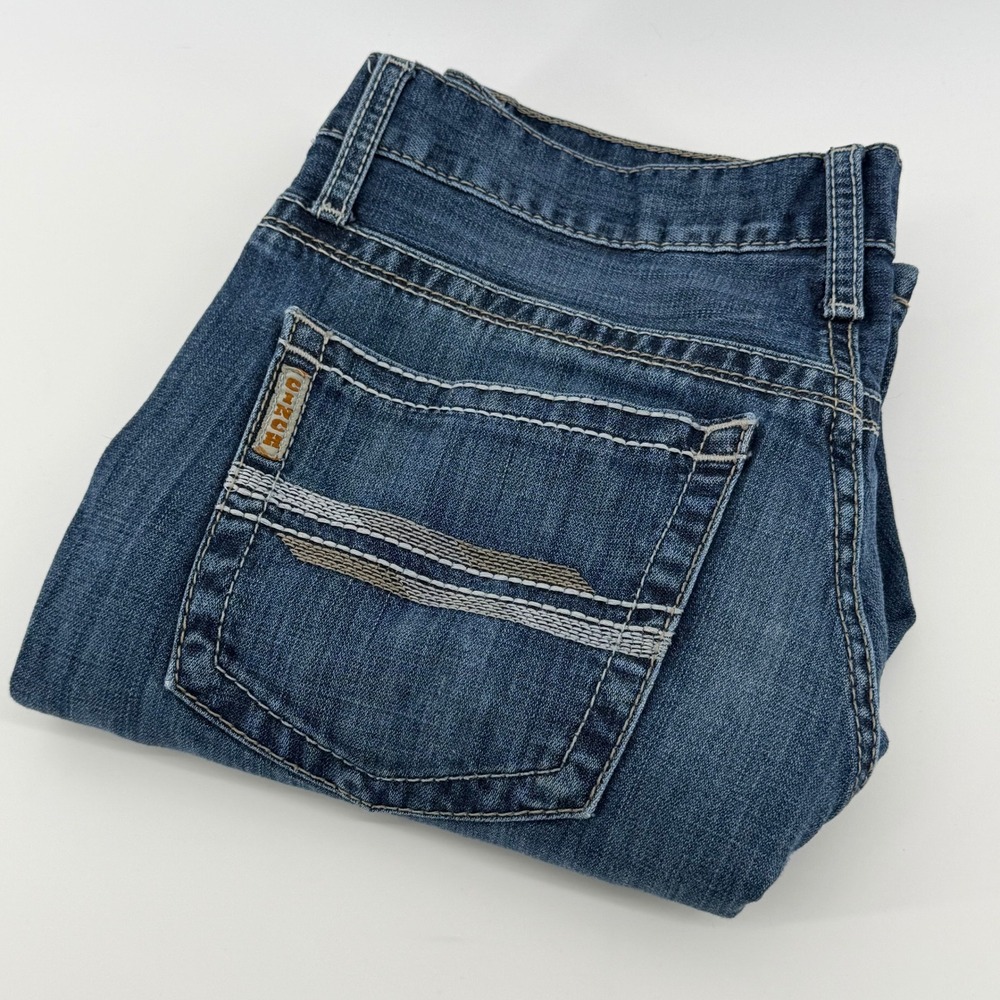 Cinch Ian Slim Fit Jeans Mens 31x34 Medium Wash Straight Leg MB55636001